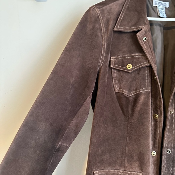 Brown Suede Jacket - Picture 1 of 6